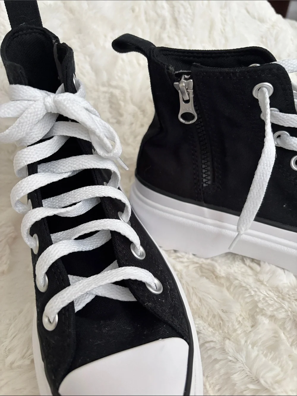 Converse Kids Black and White Chuck Taylor All Star High Top Sneakers